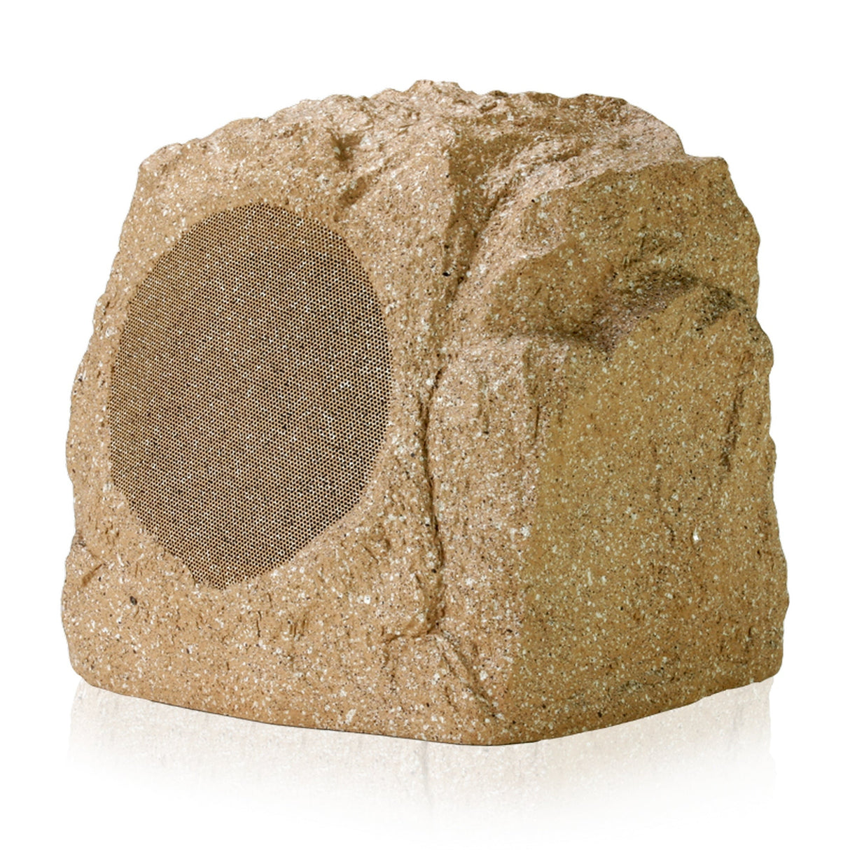 AtlasIED ROCKFA62T‑BR 6-Inch Landscape Horn Speaker, Natural Brown Granite Finish