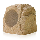 AtlasIED ROCKFA62T‑BR 6-Inch Landscape Horn Speaker, Natural Brown Granite Finish