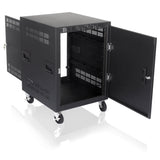 AtlasIED RX21 Series Mobile Equipment Rack with Multiple Configurations