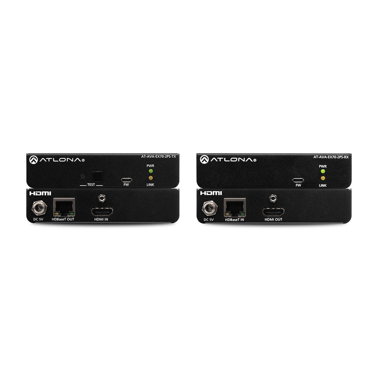 Atlona AT-AVA-EX70-2PS-KIT 4K/UHD HDMI over HDBaseT Extender Kit