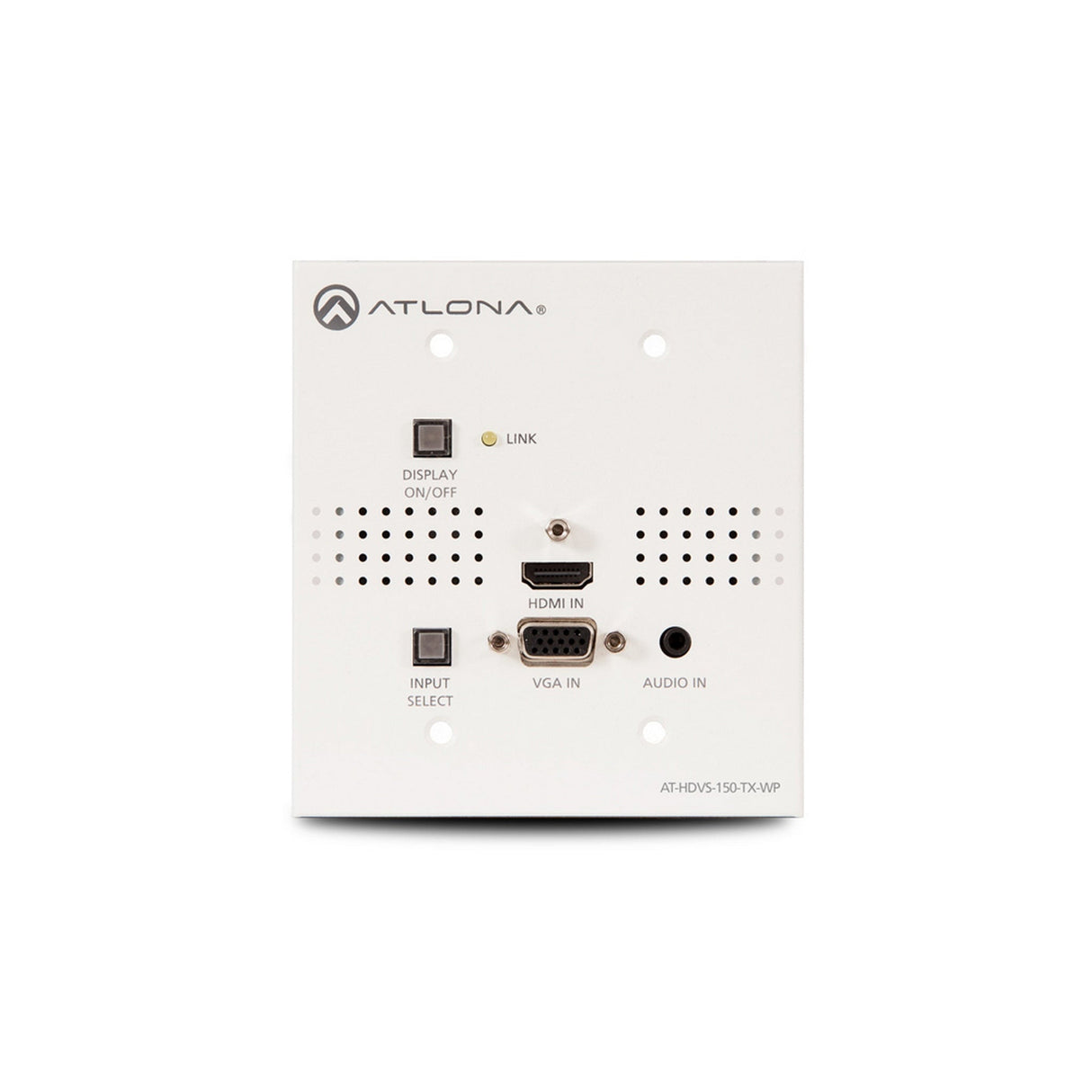 Atlona AT-HDVS-150-TX-WP Two-Input Wall Plate Switcher for HDMI and VGA with HDBaseT Output