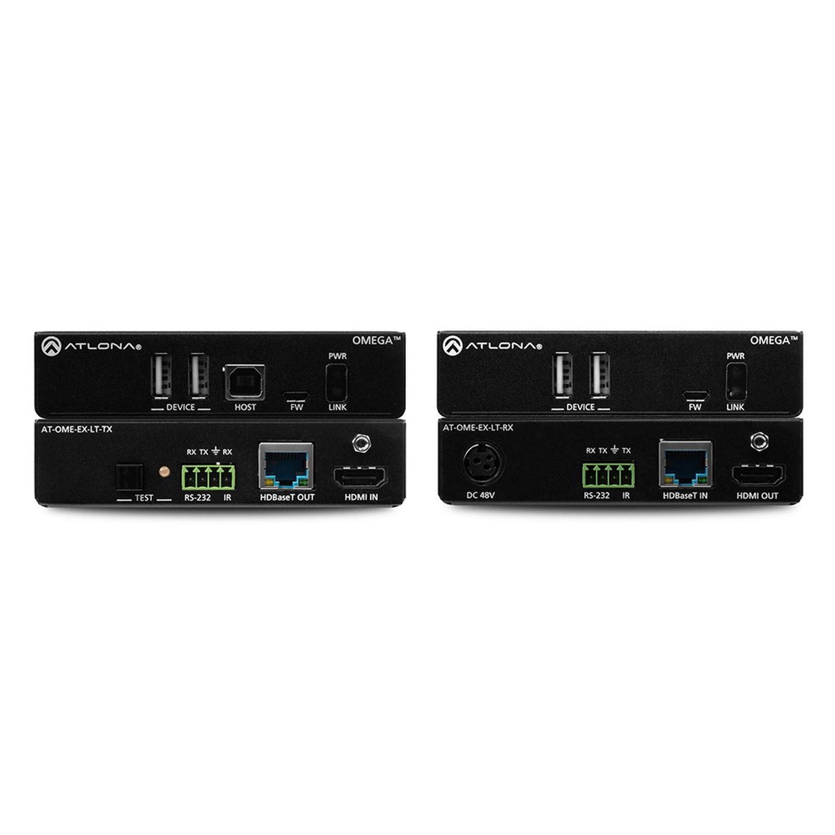 Atlona AT-OME-EX-KIT Omega HDBaseT TX/RX for HDMI with USB Kit
