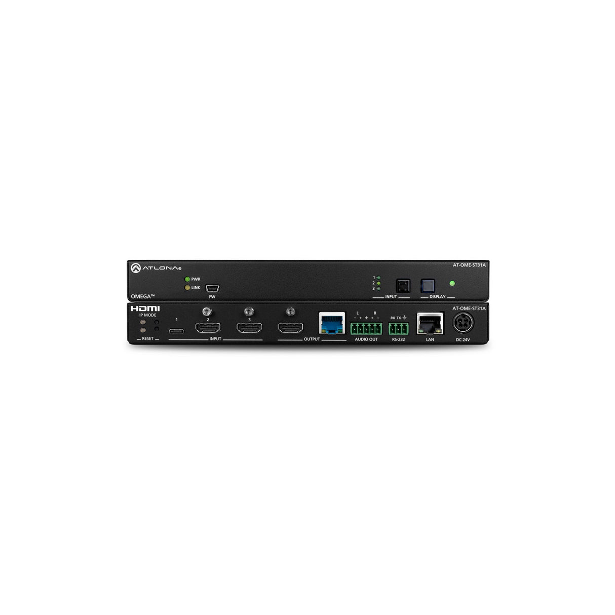 Atlona AT-OME-ST31A Three-Input Switcher and HDBaseT Transmitter with USB-C and HDMI Inputs