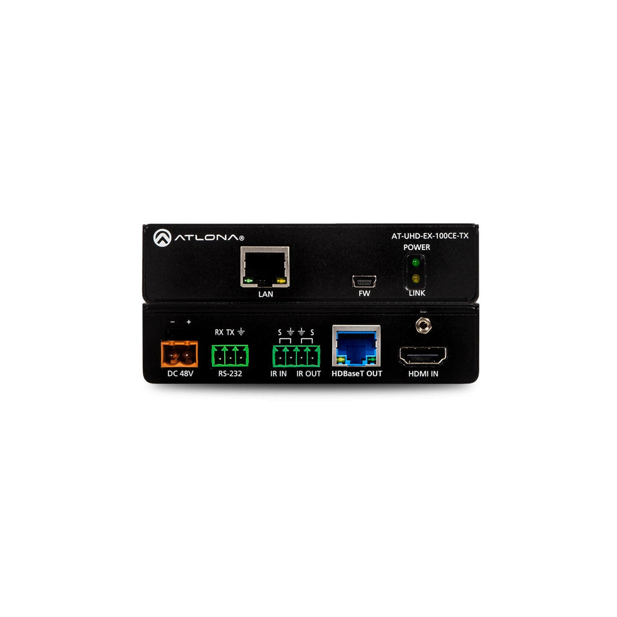 Atlona AT-UHD-EX-100CE-TX 4K/UHD HDMI Over 100 m HDBaseT Transmitter with Ethernet, Control, and PoE