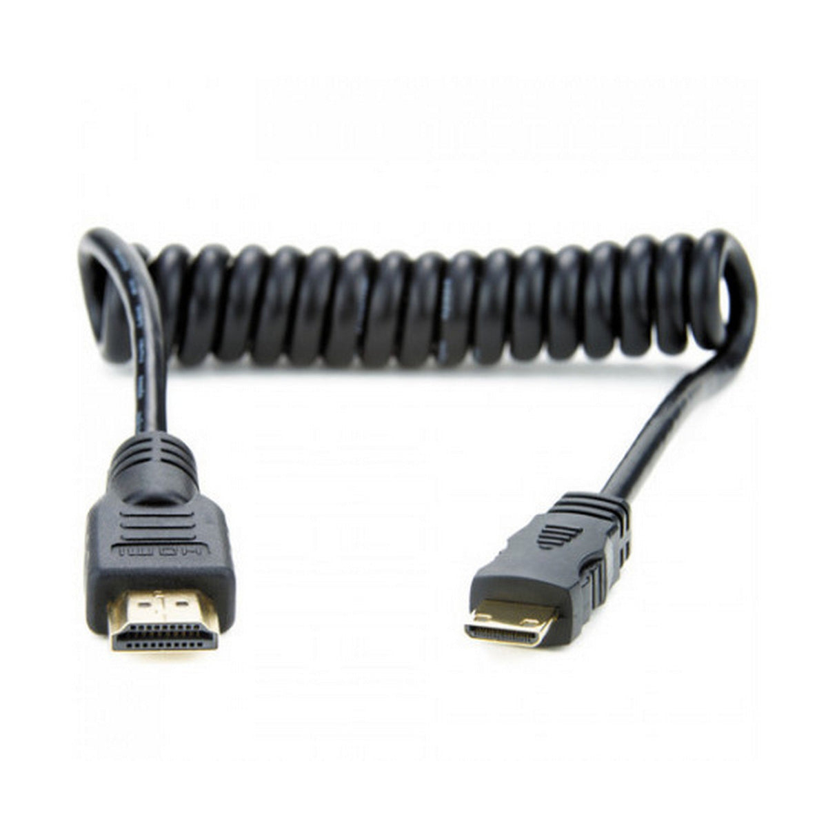 Atomos 30cm Coiled MINI to FULL HDMI Cable