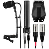 Audio-Technica BP350ST-UB MS Stereo Clip-On Cardioid Condenser Boundary Microphone