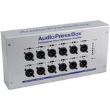 AudioPressBox APB-112-OW-D On-Wall Active 1-Channel Dante Pro Pressbox