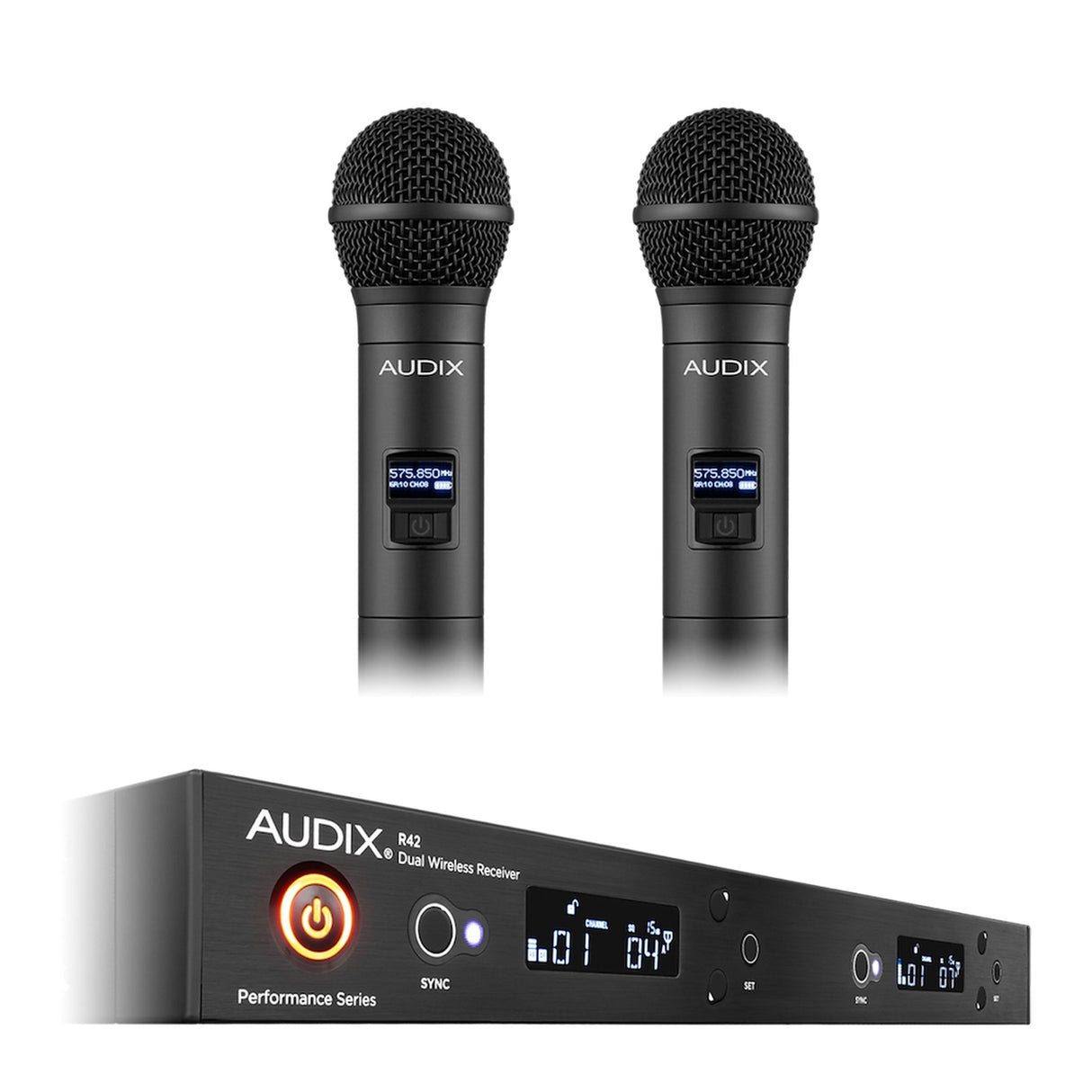 Audix AP42 OM2 Dual Handheld Wireless Microphone System