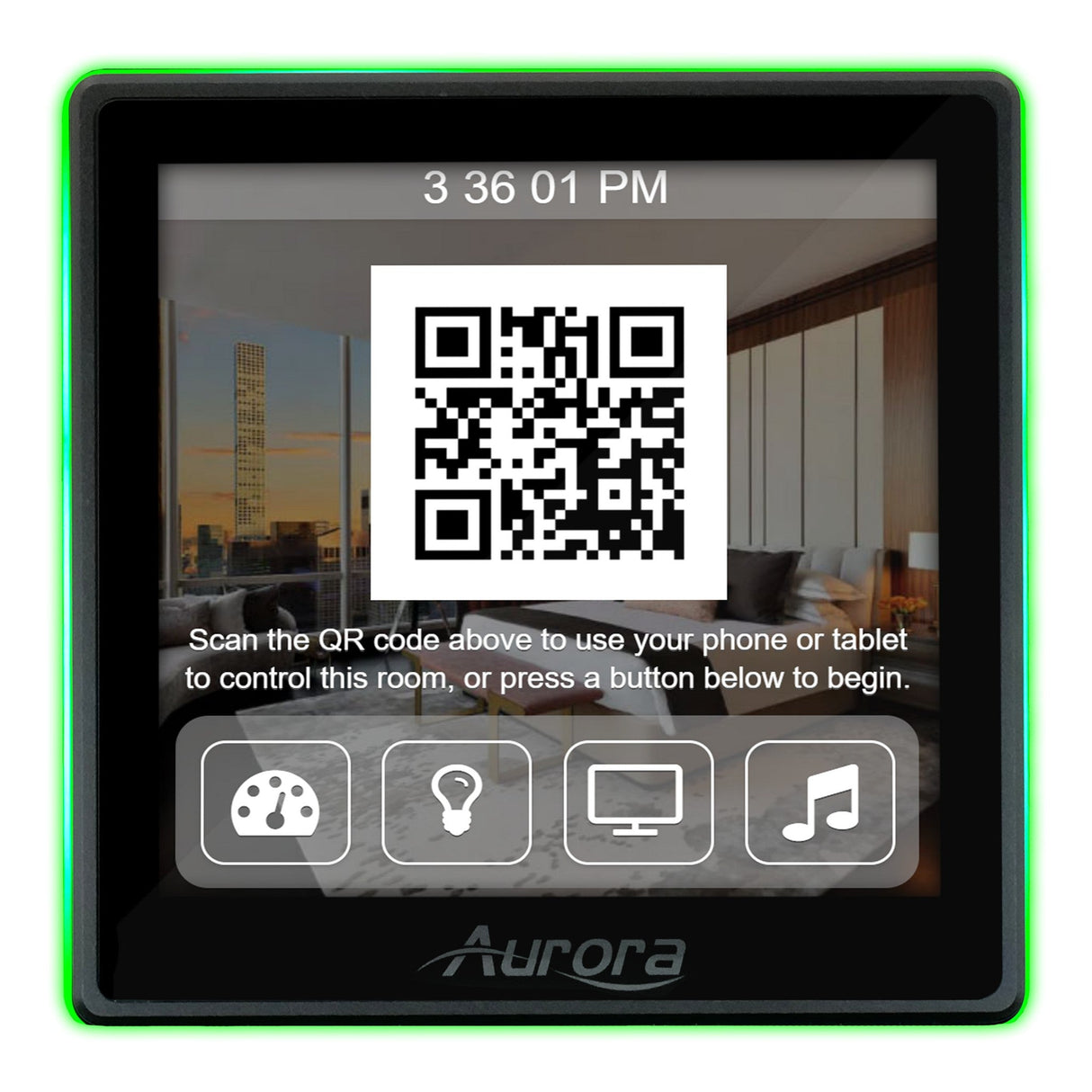 Aurora RXT-4 ReAX JavaScript-Based Touch Panel/Control System, 4-Inch