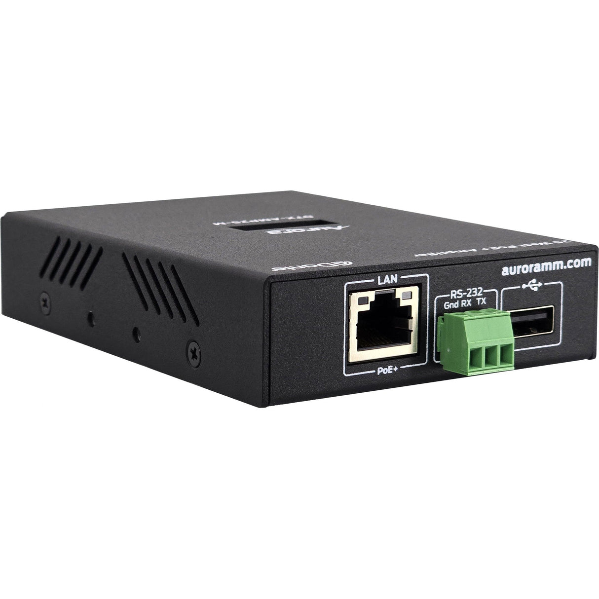 Aurora DTX-AMP25-M Dante 25 Watt PoE+ Amplifier