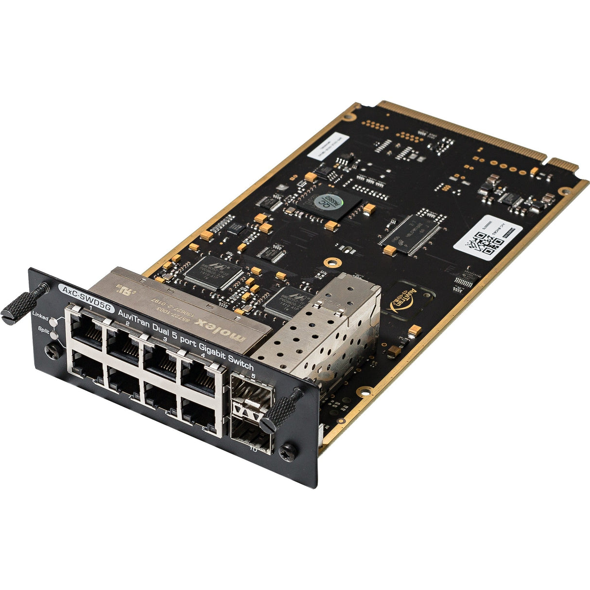 AuviTran AxC-SWD5G 10 Gigabit Port Dual Switch Interface Card