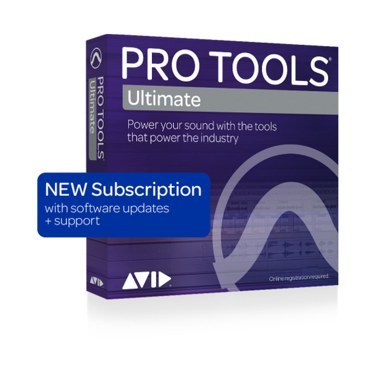 Avid Pro Tools Ultimate Audio Editing Software, 1-Year Renewal Subscription, Download