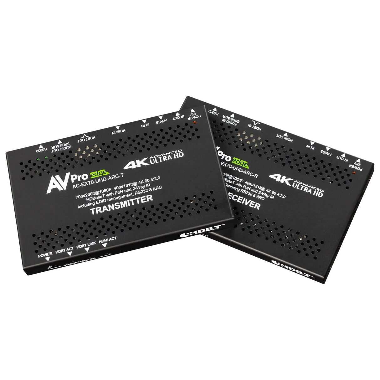 AVPro Edge AC-EX70-UHD-ARC 70M 10.2Gbps HDBaseT HDMI Extender Kit