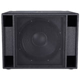 BASSBOSS SSP118-MK3 2500W Single 18-Inch Powered Vented Direct-Radiating Subwoofer