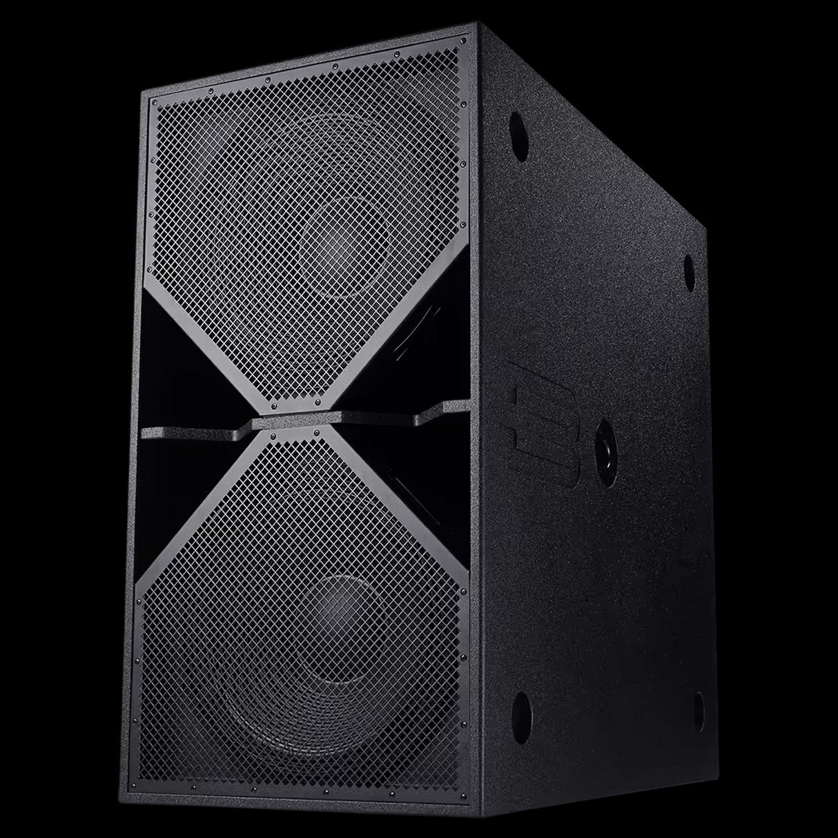 BASSBOSS ZV28-MK3 5000W Dual 18-Inch Vented Direct-Radiating Extended-Depth Powered Subwoofer