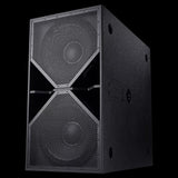 BASSBOSS ZV28-MK3 5000W Dual 18-Inch Vented Direct-Radiating Extended-Depth Powered Subwoofer