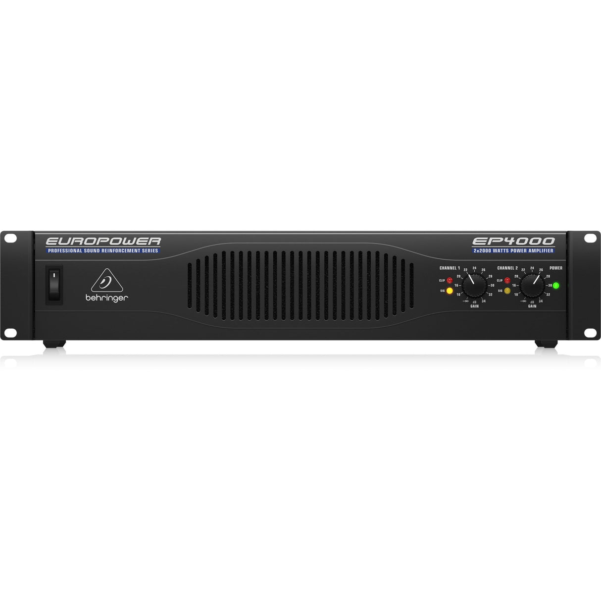 Behringer EP4000 4000W Stereo Power Amplifier with ATR (Accelerated Transient Response) Technology