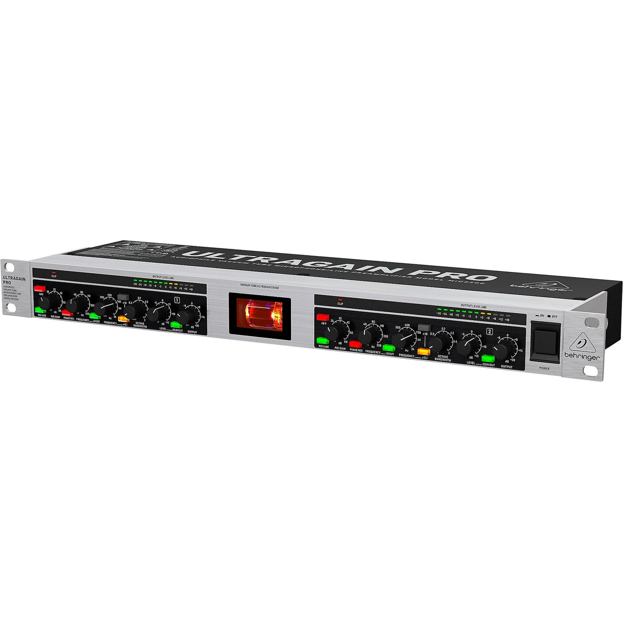 Behringer MIC2200 V2 2-Channel Tube Microphone Preamplifier