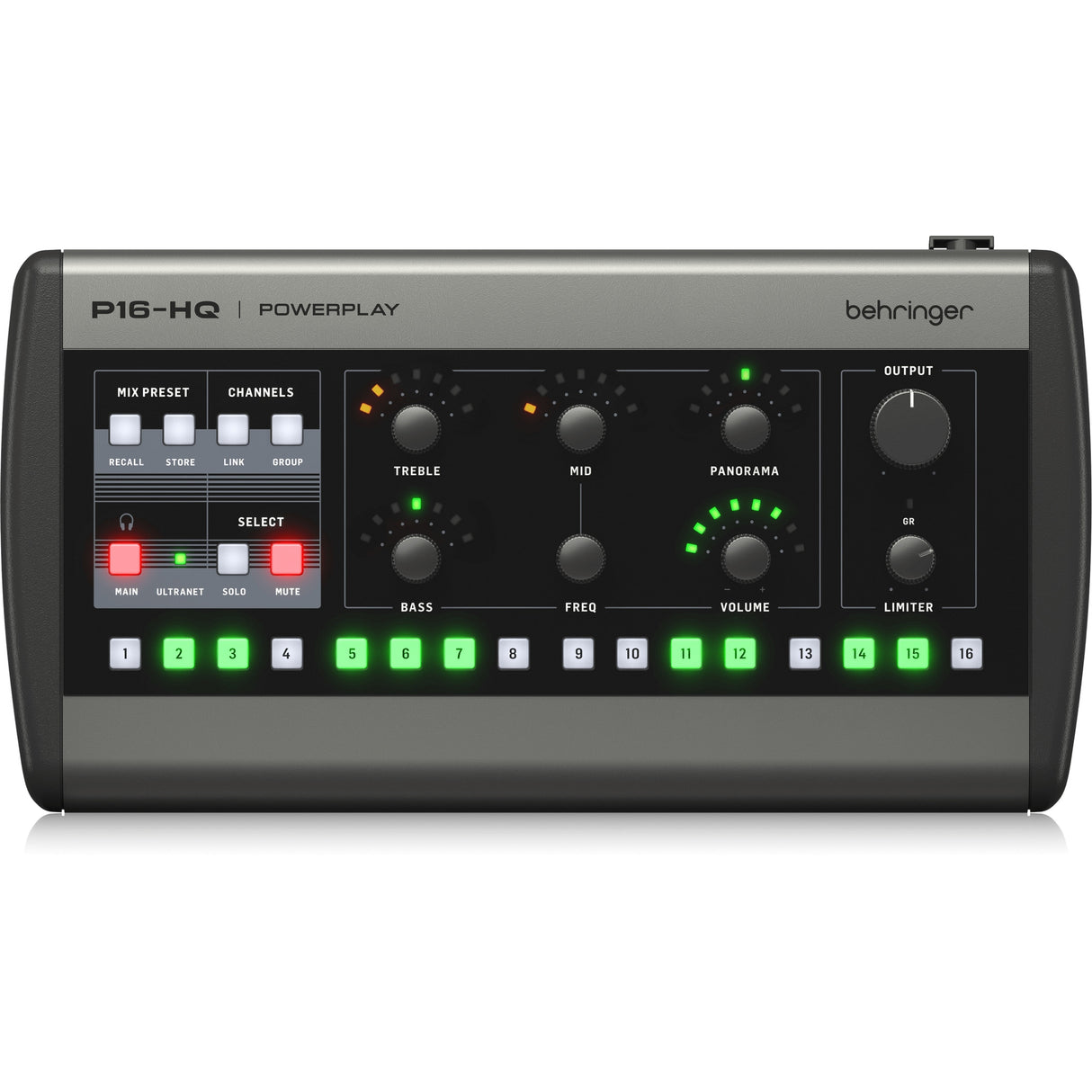 Behringer P16-HQ 16-Channel Personal Monitoring Mixer