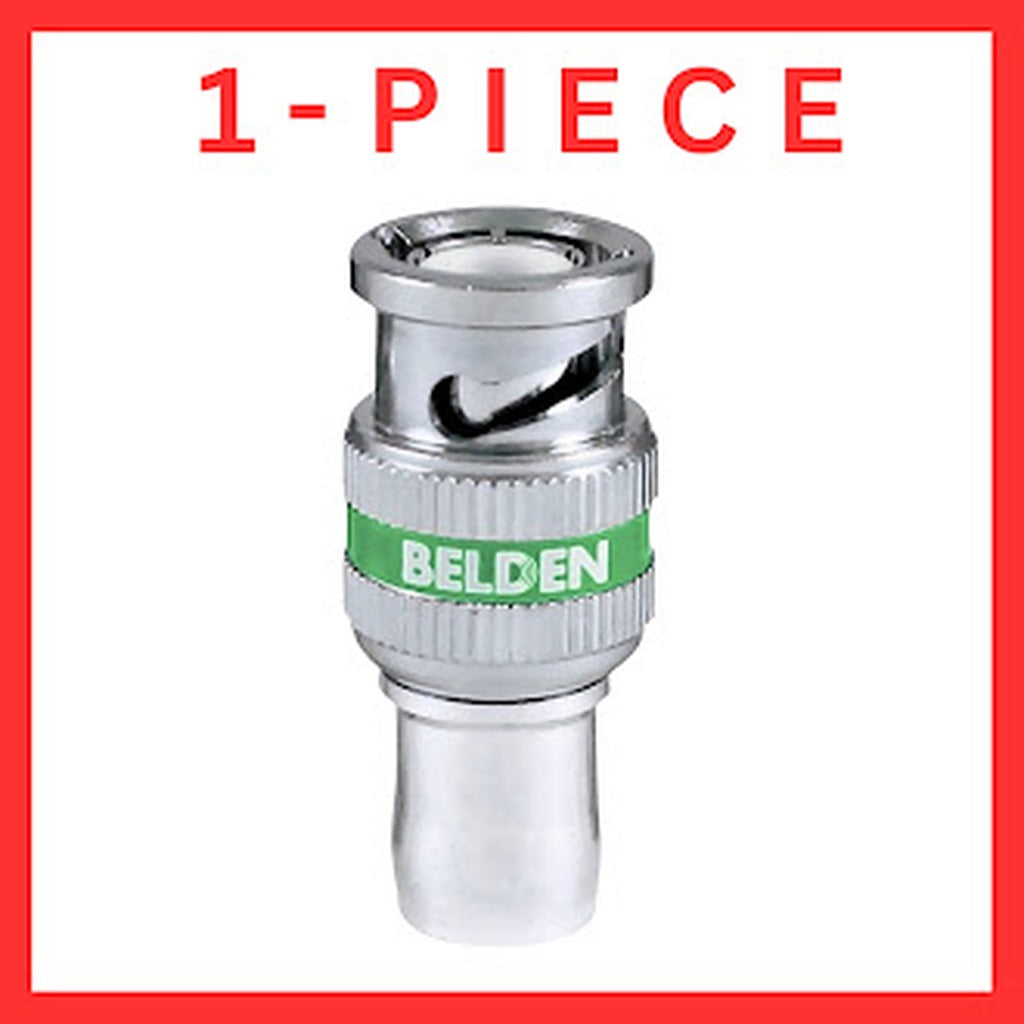 Belden 1694ABHD1 HD BNC Compression Connector for RG6 Cable - 1 piece