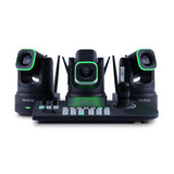 BirdDog 3x X4 Ultra PTZ Cameras and KBD Keyboard Bundle Black - Black