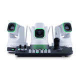 BirdDog 3x X4 Ultra PTZ Cameras and KBD Keyboard Bundle White - White