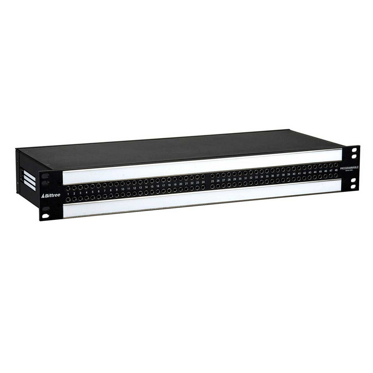 Bittree B96DC-HNALH/E3 2 x 48 Front Programmable Audio TT Patchbay ...