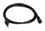 Blizzard Lighting TPPower Main IP-65 Rated 3-Conductor Male Edison to Threaded Female Power Cable 1-Meter