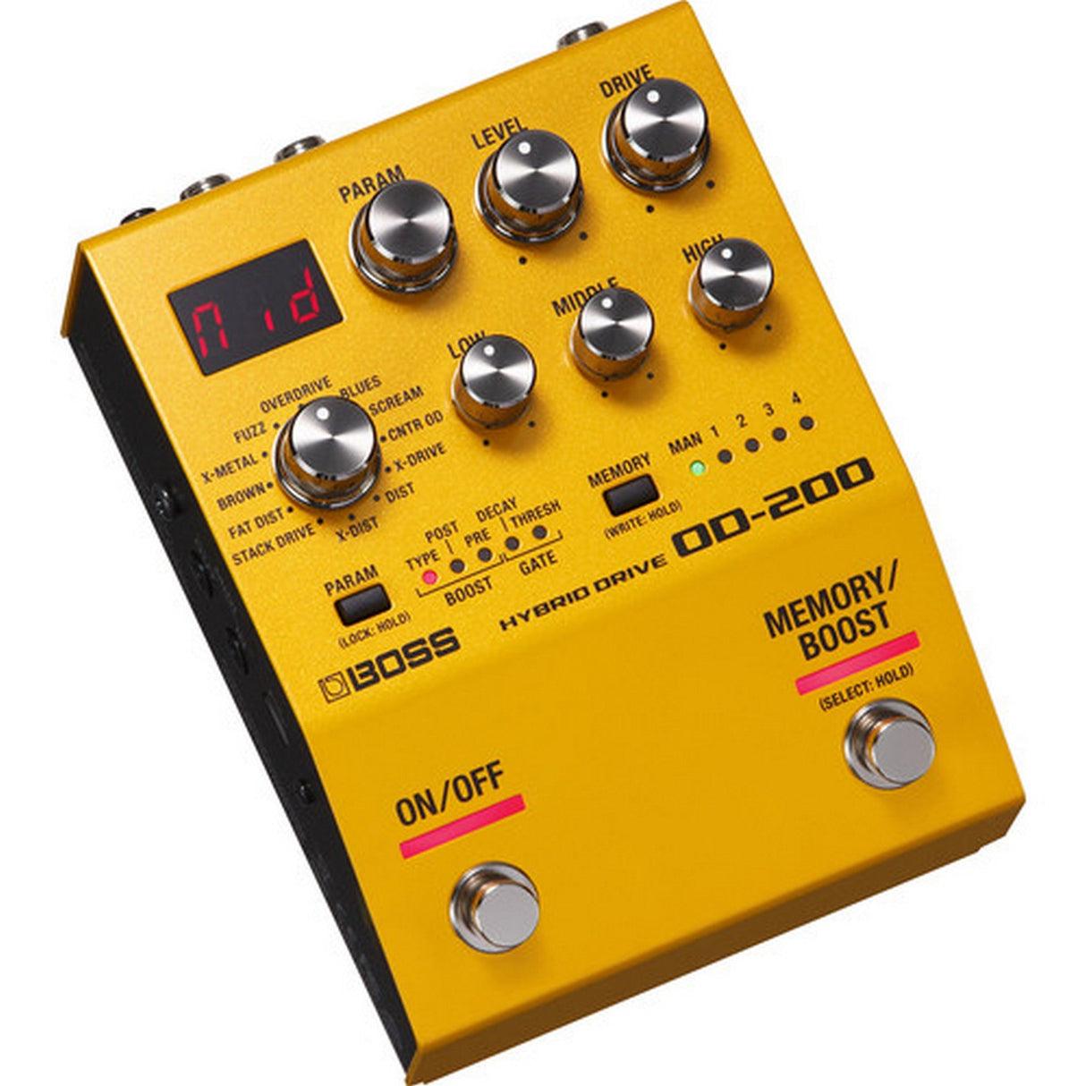 BOSS OD-200 Hybrid Drive Overdrive and Distortion Pedal