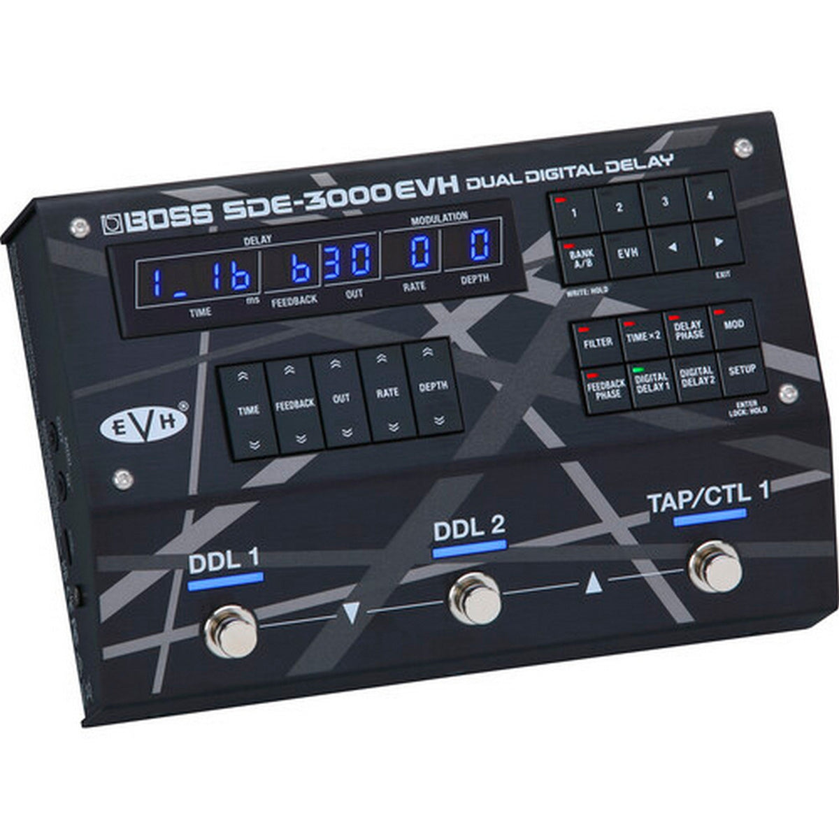 BOSS SDE-3000EVH Dual Digital Delay Pedal with 8 EVH Presets