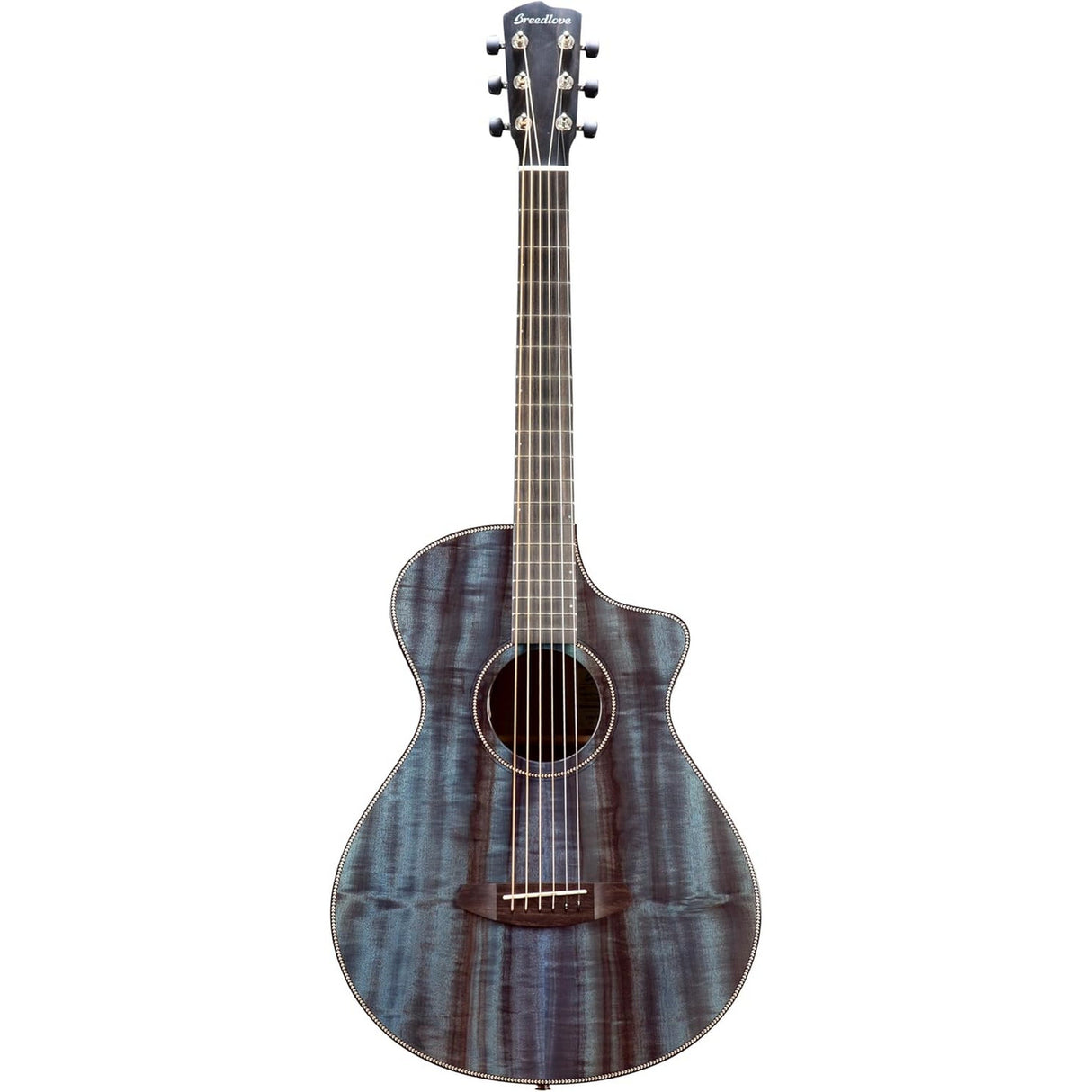 Breedlove Oregon Parlor Concertina CE Acoustic Electric Guitar, Stormy Night Gloss Finish