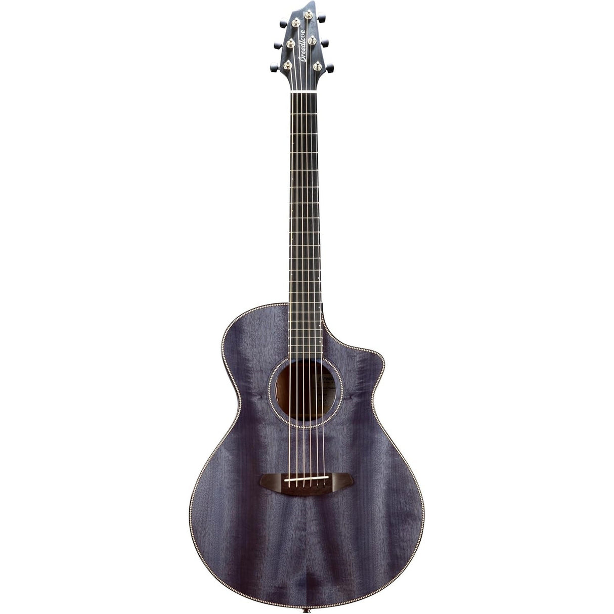 Breedlove Oregon Concert Thinline CE Acoustic Electric Guitar, Stormy Night Gloss Finish