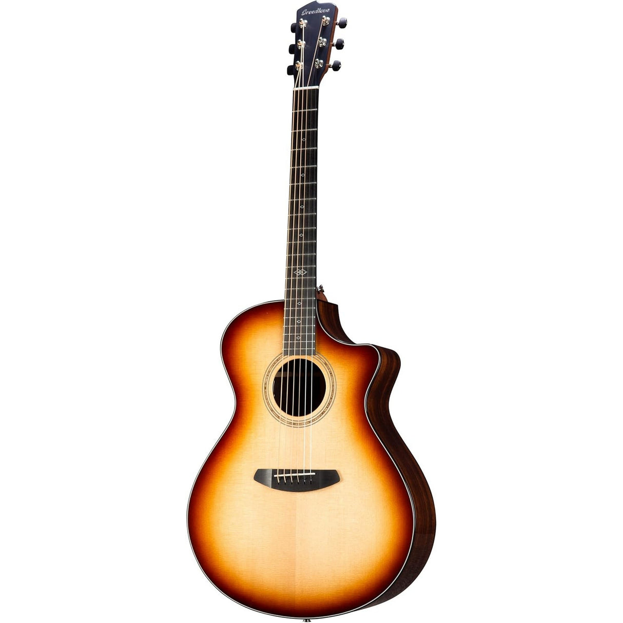 Breedlove Premier Concerto CE Acoustic Electric Guitar, Burnt Amber Sitka Rosewood Finish