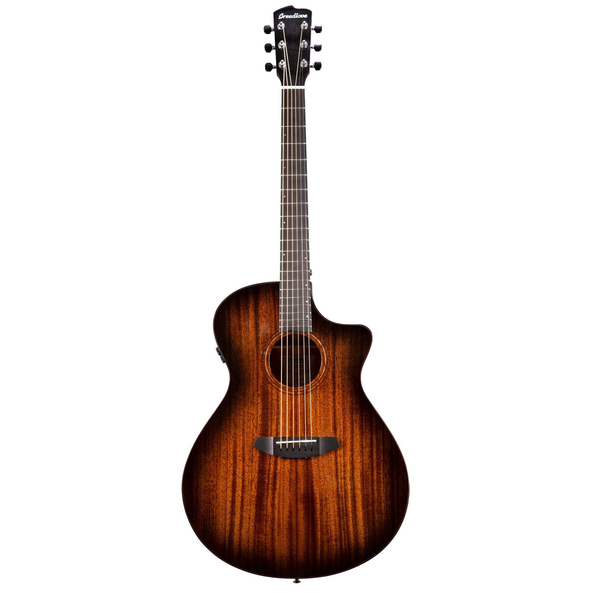 Breedlove Wildwood Pro Concerto Suede CE Acoustic-Electric Guitar, African Mahogany Finish