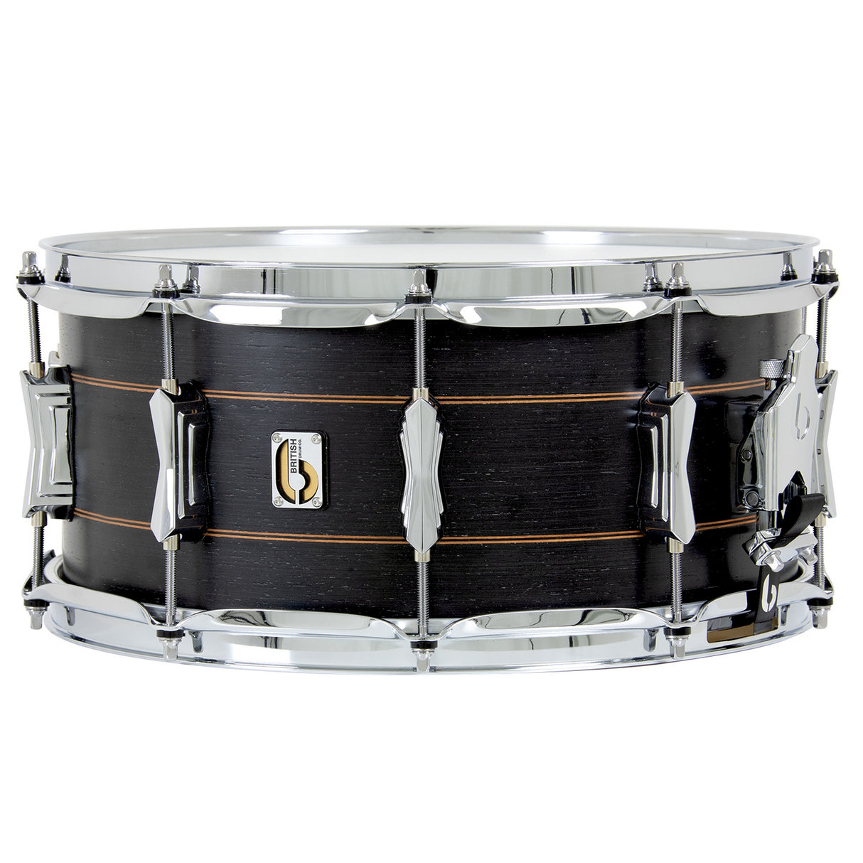 British Drum Co MER-14-65-SN Merlin Series 14x6.5-Inch Snare Drum, Maple and Birch Finish