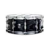 British Drum Co RAV-14-6-SN Raven Series 14x6-Inch Snare Drum, Black Ash Finish