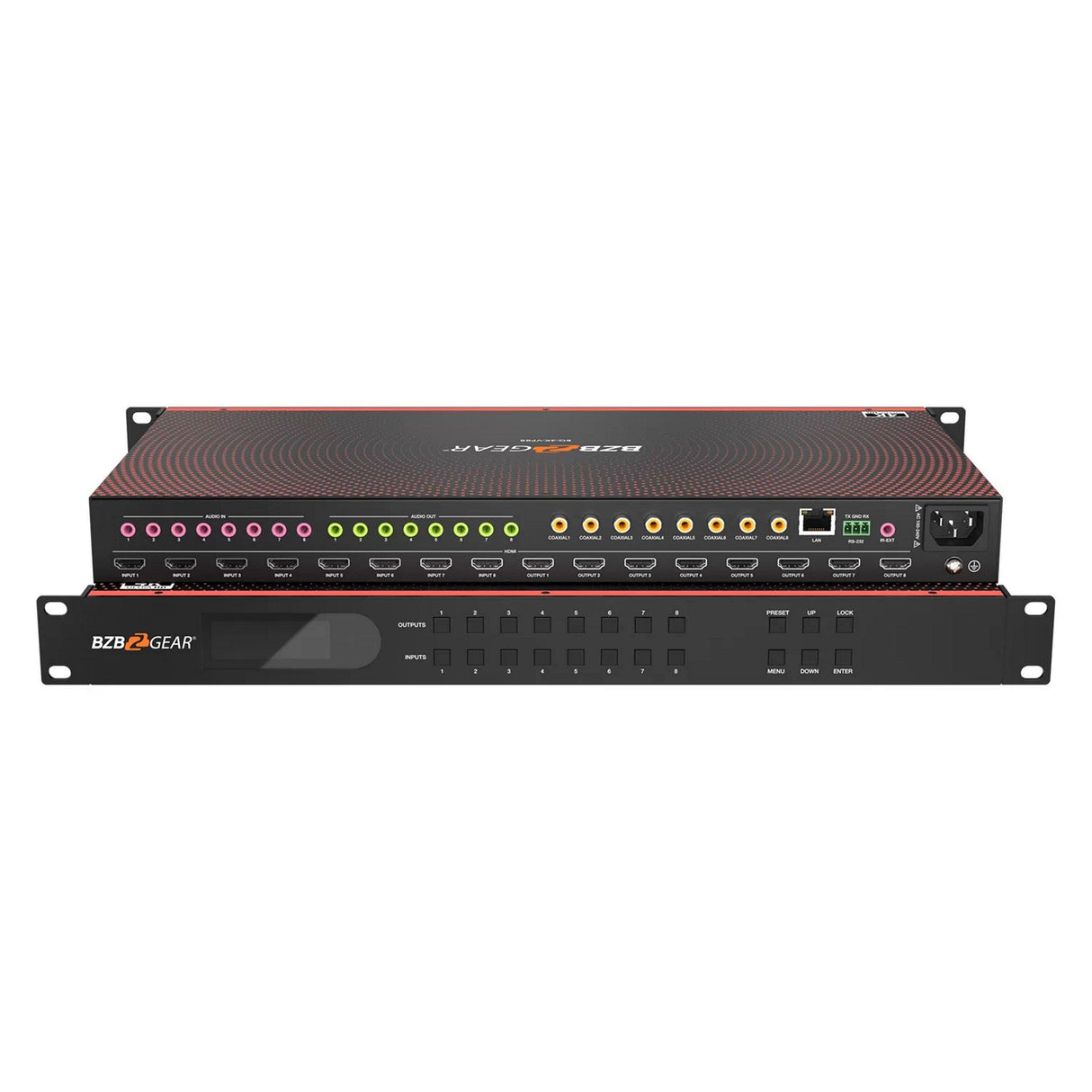 BZBGEAR BG-4K-VP88 8x8 4K UHD Seamless HDMI Matrix Switcher/Video Wall Processor/MultiViewer