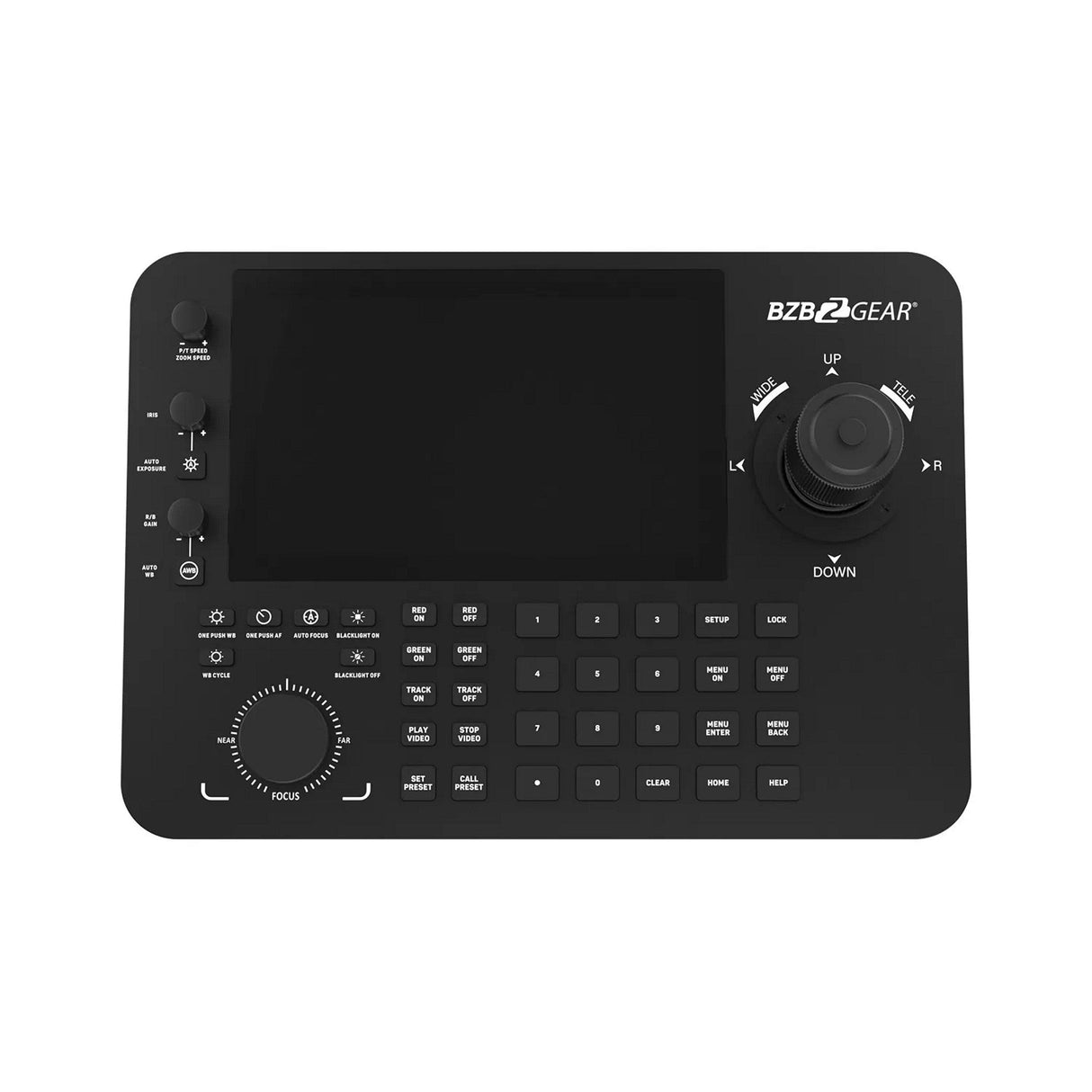 BZBGEAR BG-Commander-Pro Professional Serial and IP Joystick Controller with Touchscreen