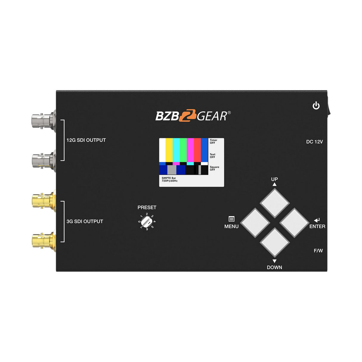 BZBGEAR BG-SDITPG-G2 4K UHD 12G SDI Video G2 Test Pattern Generator