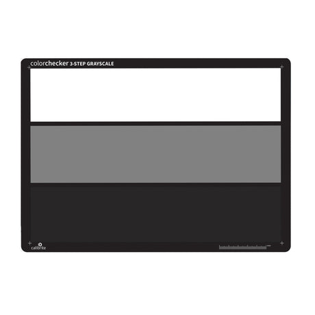 Calibrite ColorChecker 3-Step Grayscale of 18 Percent for Capture and Editing Color Control