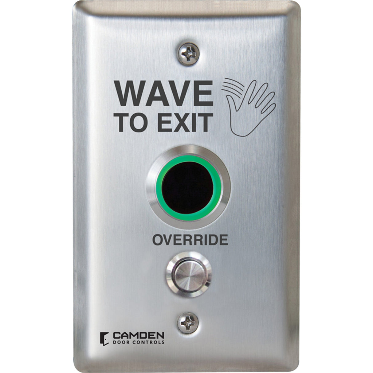 Camden CM-221M/46 Single Gang Illuminated No-Touch Wave to Exit Switch