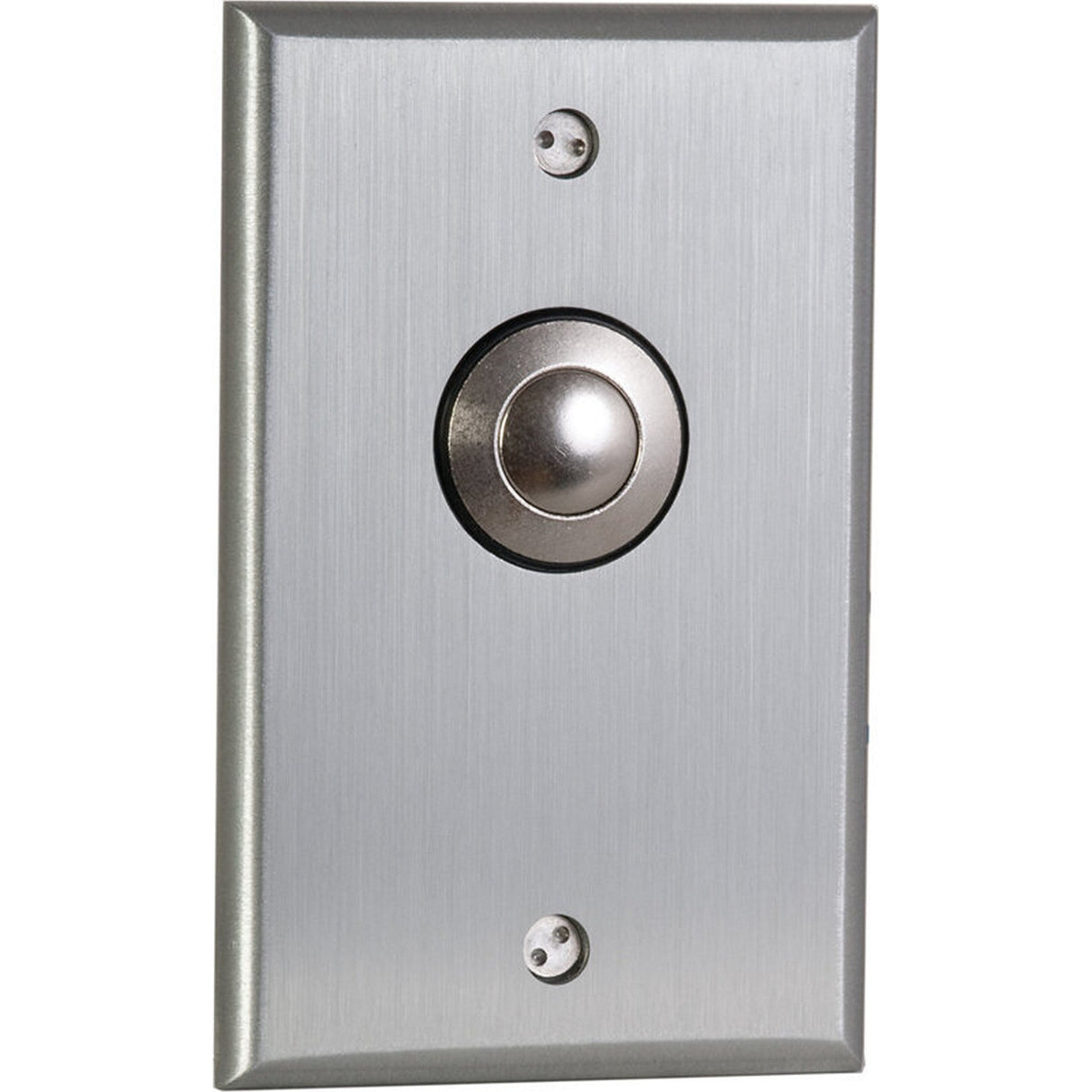 Camden CM-9080 7/8-Inch Vandal Resistant Push/Exit Switch, Brushed Aluminum