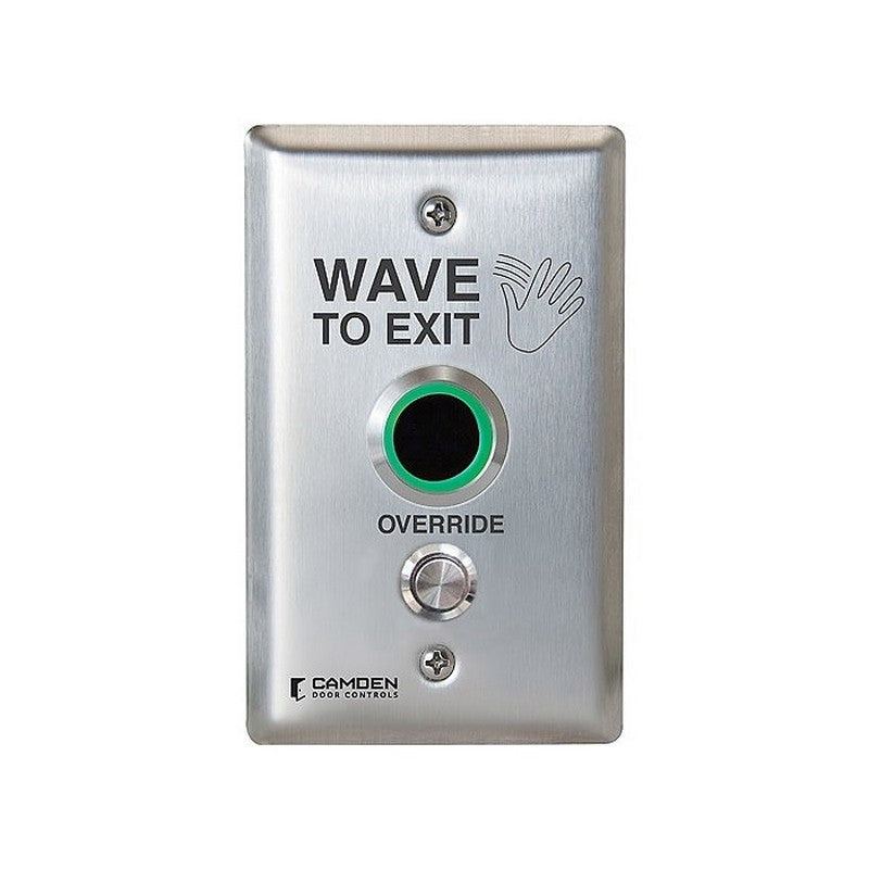 Camden CM-221M/46 Single Gang Illuminated No-Touch Wave to Exit Switch