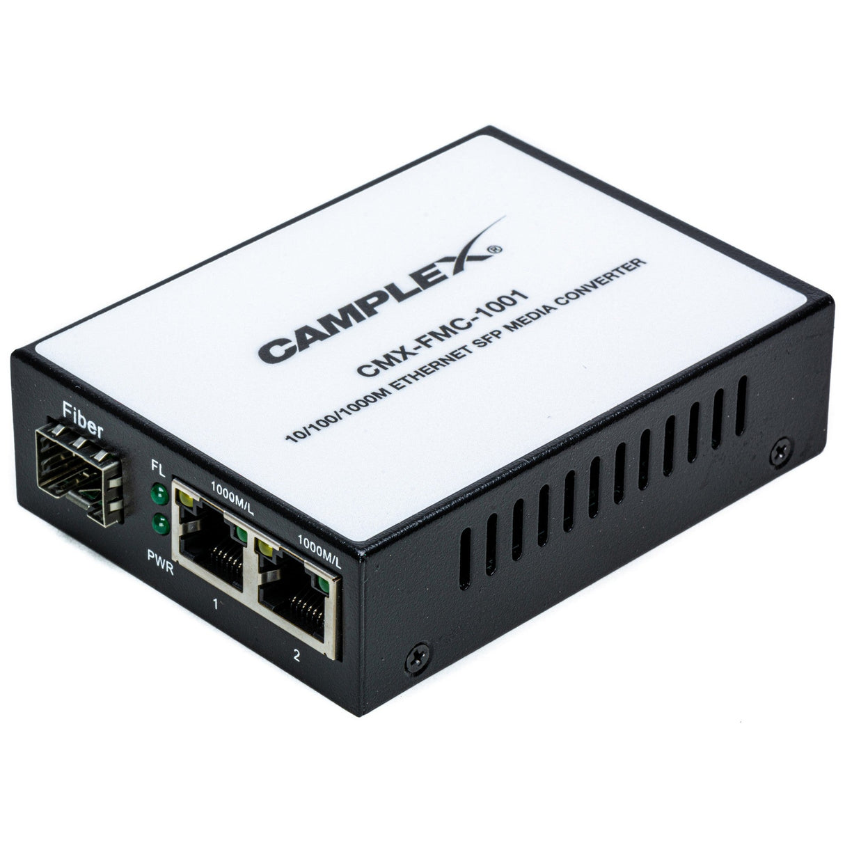 Camplex CMX-FMC-1001 Fiber Media Converter Gigabit Ethernet 1000Base-T to 1000Base-SX/LX SFP