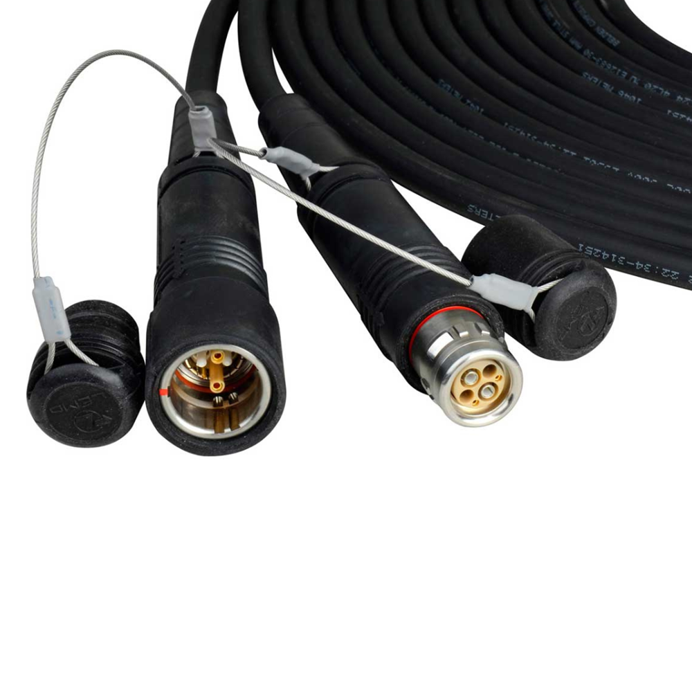 Camplex HF-FUWPUW-G LEMO SMPTE Hybrid Fiber Camera Cable