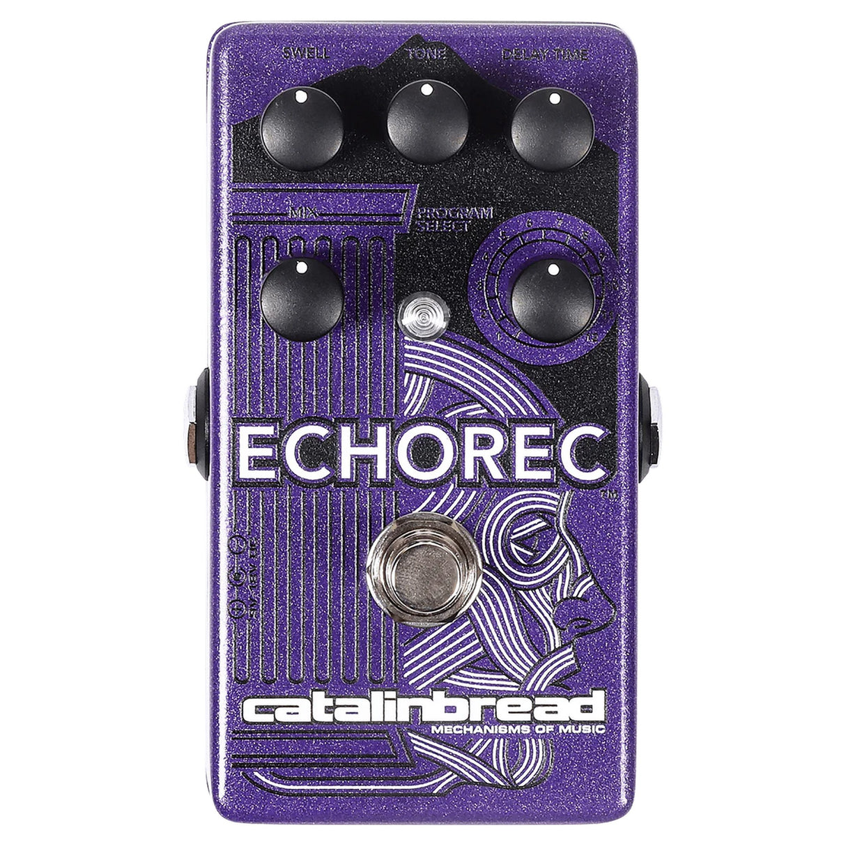 Catalinbread ECHOREC Echo Effect Pedal, Purple Gaze Edition