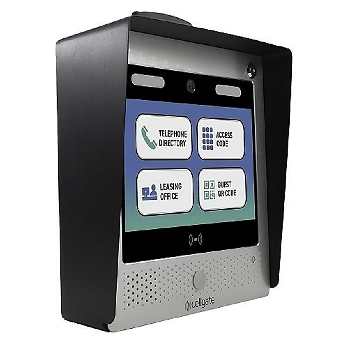 CellGate AA1XLPE-2X-INT Telephone Entry System, 11-inch Touchscreen, Visitor Management