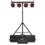 Chauvet DJ 4BAR Hex ILS RGBAW + UV LED Wash Lights with T Bar
