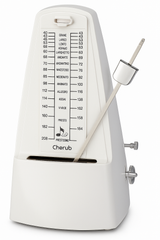 Cherub WSM-330 Mechanical Tower Metronome, White