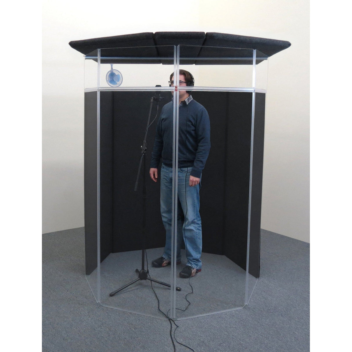 ClearSonic IPF IsoPac F Portable Vocal Isolation Booth, 50-60% Volume Reduction